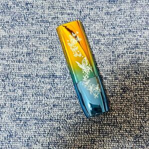 iqosイルマiワン ケース アイコスイルマワン専用ケース 蝶 ゴールド緑