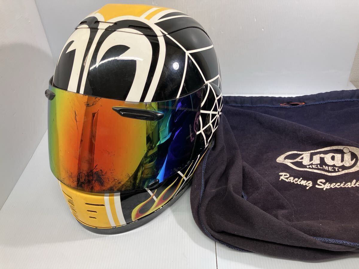 ARAI ヘルメット ビンテージ Yahoo!オークション - ARAI ビンテージヘルメットSサイズ 1980年