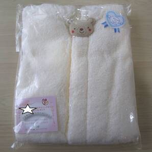 バスポンチョ【新品/未使用】妖精の森☆オーガニックコットン ベビーポンチョ☆新生児 出産準備 おくるみ ベビーガウン タオル 日本製
