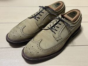 Alden オールデン Brogue別注 ロングウィングチップ バリーラスト US10.5D タンヌバック