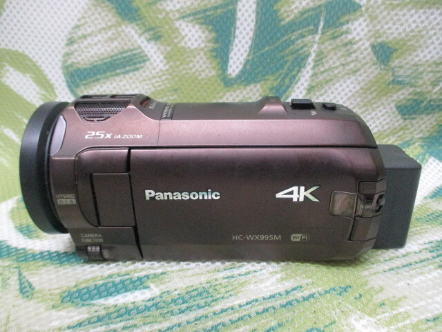 ジャンク品　音に難あり Panasonicビデオカメラ　2018年製 パナソニック、プロやハイアマチュア向け4Kビデオカメラ「HC