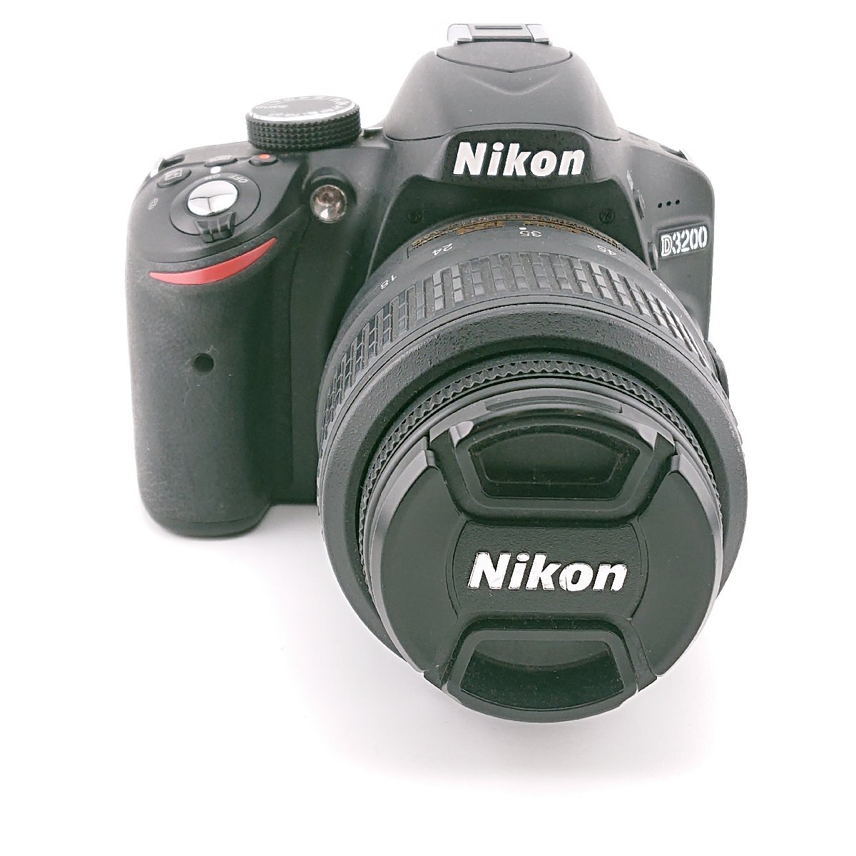 ❤️ショット数2785回❤️Nikon D3200 シングルレンズセット 美品 D3000 Nikon ニコン D3200 レッド レンズキット 新品SD32GB付き