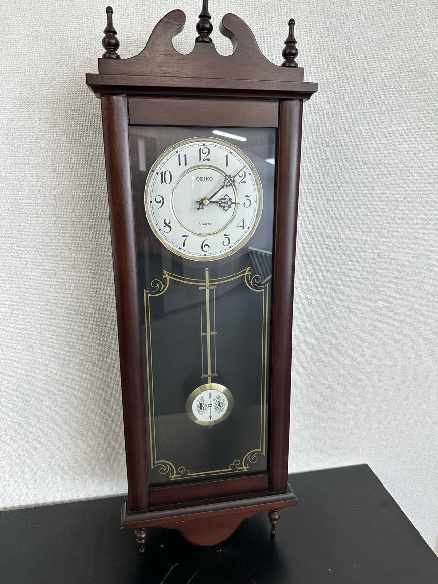 SEIKO セイコー 振り子時計 1ヶ月巻 ゼンマイ 未使用品 SEIKO - SEIKO セイコー30DAY ゼンマイ振り子時計 柱時計