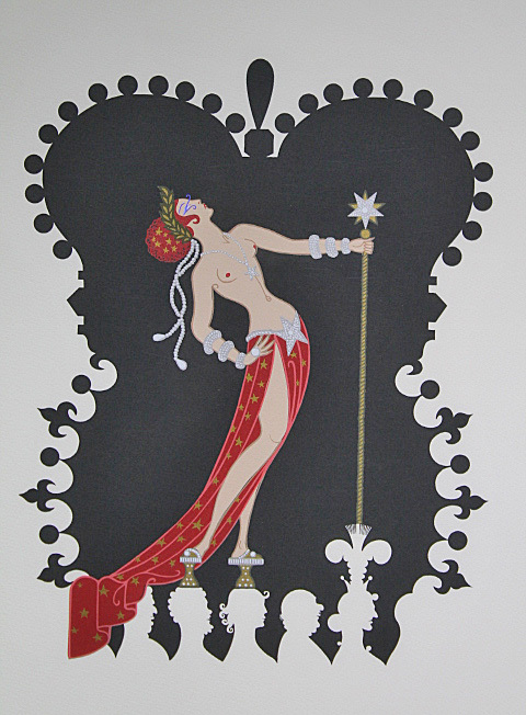 【大幅値下げ】 エルテ　シルクスクリーン　クレオパトラ　1986 エルテ シルクスクリーン クレオパトラ 1986 版画