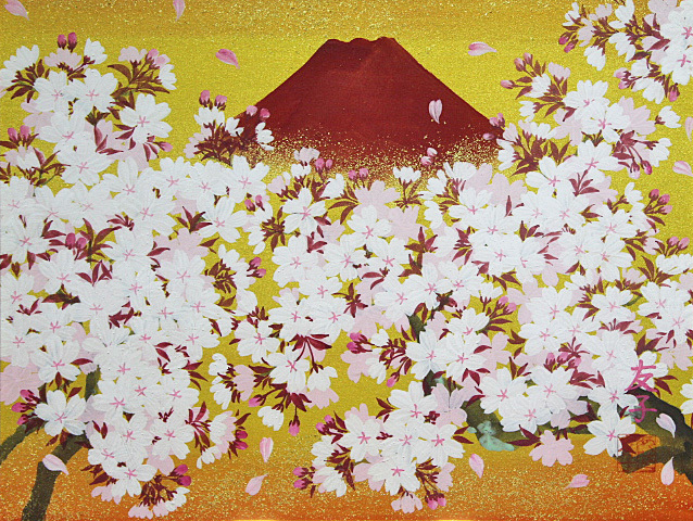 2025年最新】Yahoo!オークション -絵画 赤富士(山水、風月)の