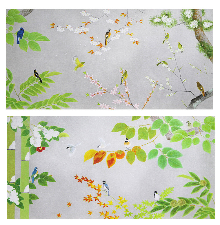 上村淳之　「花」　リトグラフ　直筆サイン・落款・エディション・作品証明シール有り 上村淳之 「花」 リトグラフ 直筆サイン・落款・エディション