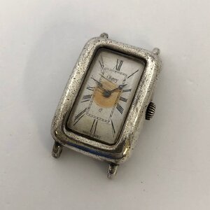 1円~/Obrey/オブレイ/SOLID SILVER/ソリッドシルバー/2針/ホワイト文字盤/シルバーカラー/スクエア/クォーツ/腕時計/ジャンク/S150