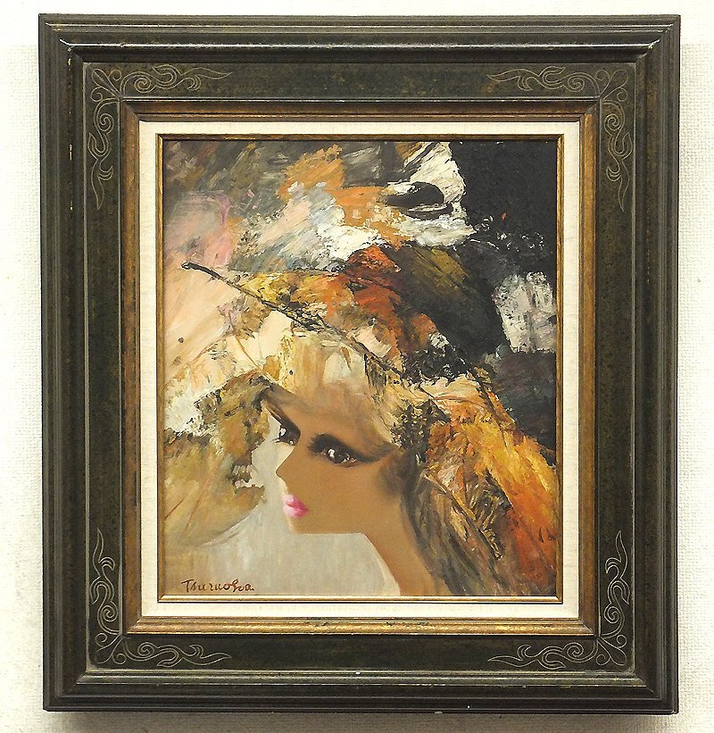 鶴岡義雄、【帯】、希少な額装用画集より、美品、新品額装付 鶴岡義雄、【帯】、希少な額装用画集より、美品、新品額装付