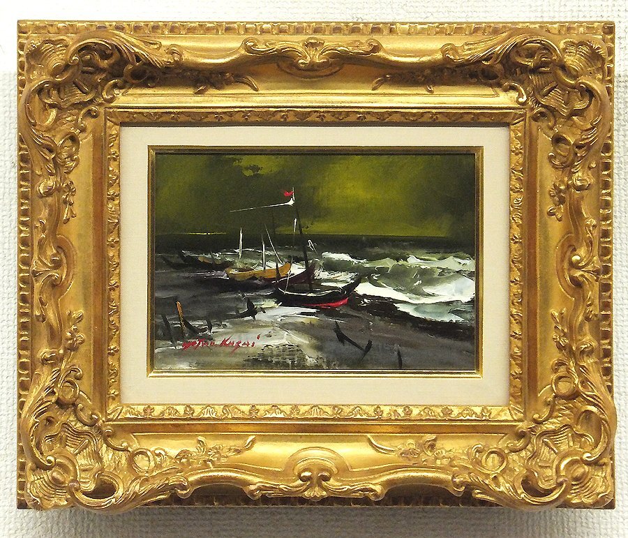 村田省蔵　パンジー　油彩画　油絵　額入　2013年　共シール　サムホール 村田省蔵 パンジー 油彩画 油絵 額入 2013年 共シール サムホール