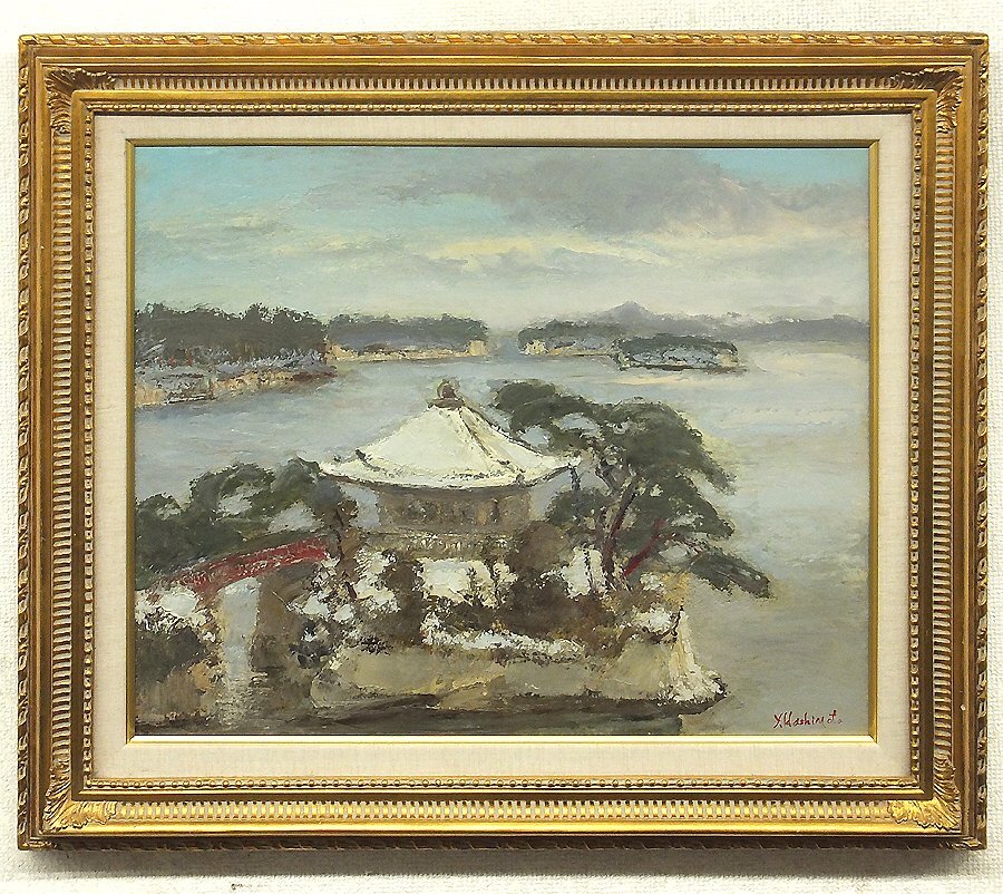 【値下げOK】中野治郎 油絵 肉筆画 額装 絵画 値下げOK】中野治郎 油絵 肉筆画 額装 絵画