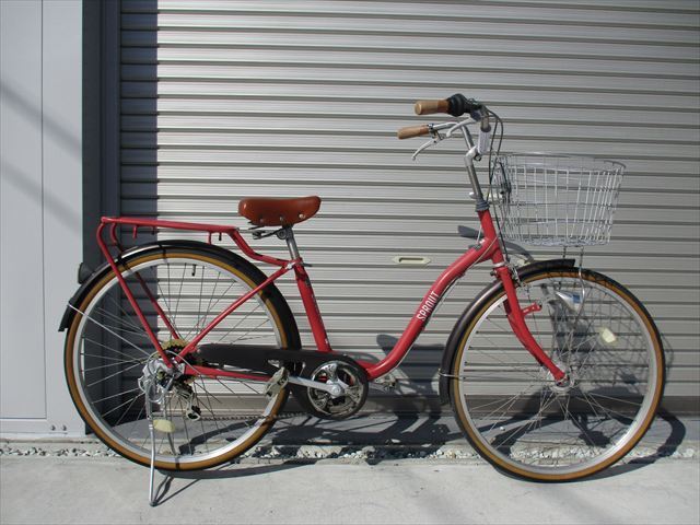 26インチ 自転車 赤 本体 中古 直接引き渡しのみ 最 安値 価格車・バイク・自転車 - 26インチ 自転車 赤 本体