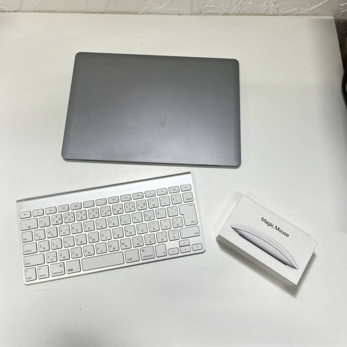 Apple - 美品】純正 アップル マジックマウス A1296+ マジックキーボードA1314 ☆1円スタート☆新品☆【Apple】アップル 純正品 Wireless