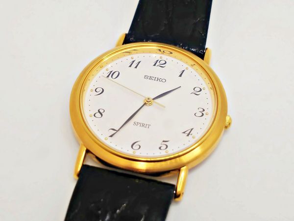 未使用 高級モデル SEIKO SPIRIT クォーツ 電池換済 日本製 腕時計 2025年最新】Yahoo!オークション -セイコースピリットの中古品