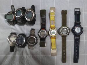 CASIO カシオ PROTREK プロトレック他 デジタル 腕時計 まとめ売り 10本 メンズ レディース ジャンク