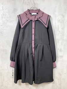 DearMyLove ディアマイラブ 531959 闇セーラー襟レース ワンピース sizeLL/黒 ■■