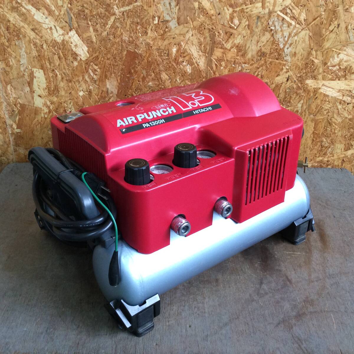 [ジャンク] 山形発!! 日立 コンプレッサ ベビコン 動作未確認 売切!! ジャンクHITACHIコンプレッサーを修理レストア