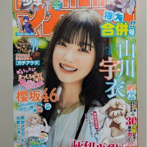 週刊少年マガジン 2023年36・37合併号 山川宇衣 表紙 櫻坂46 応募券使用済Weekly Shonen 櫻坂46