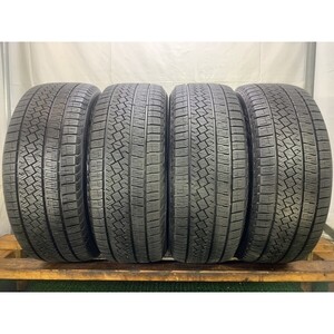 2022年製 9分山 PIRELLI ICE ZERO ASIMMETRICO 225/55R17 101H 4本/札幌市手渡し可/中古スタッドレス(冬タイヤ) アルファード等に F_Q_114
