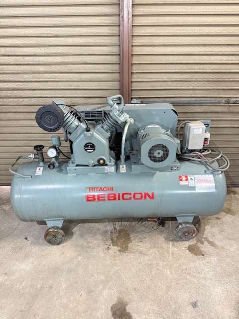 [ジャンク] 山形発!! 日立 コンプレッサ ベビコン 動作未確認 売切!! ジャンクHITACHIコンプレッサーを修理レストア