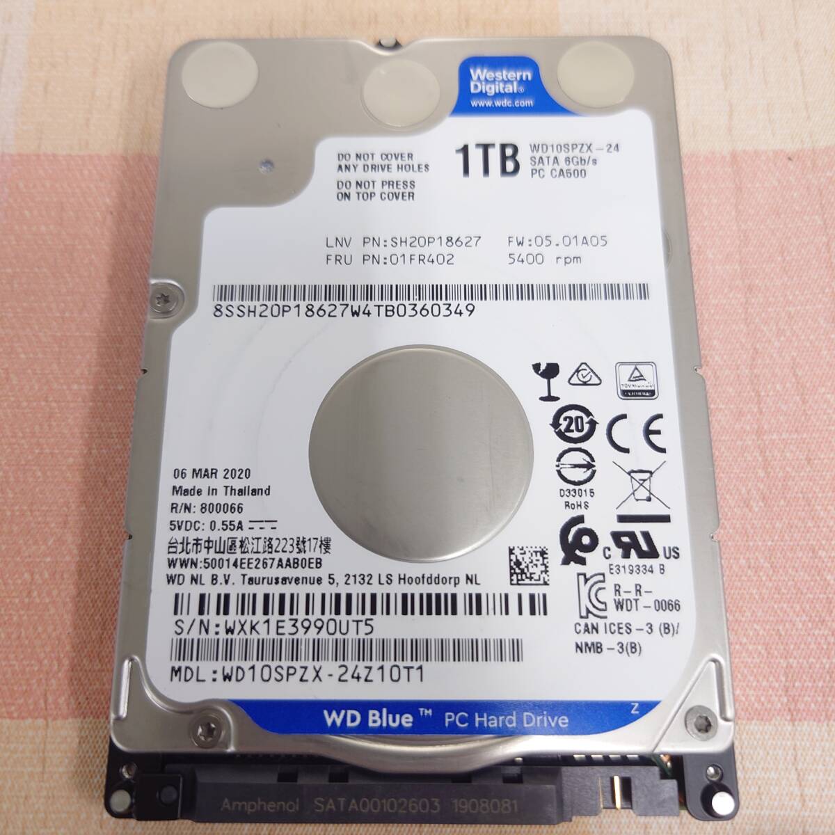 HDD1TB まとめて4個　HDD1TB 2.5インチ　確認済み　健康状態は良好 玄人志向、厚さ7.6mmの2.5インチSFF-8784規格専用HDDケース