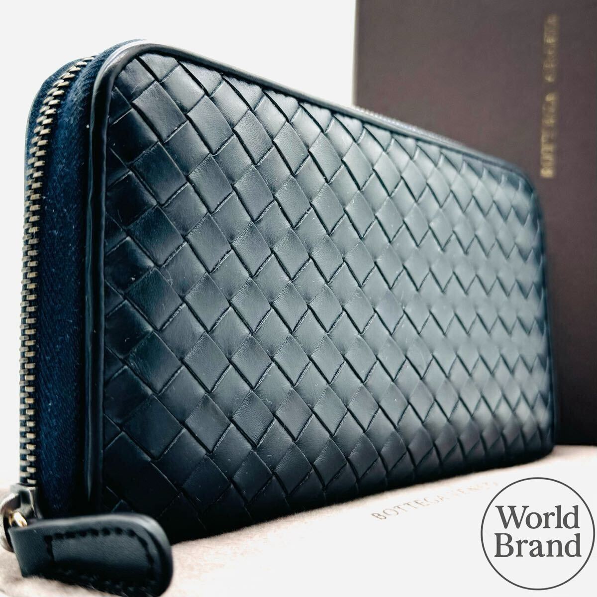 2025年最新】Yahoo!オークション -「ボッテガ 財布 ネイビー