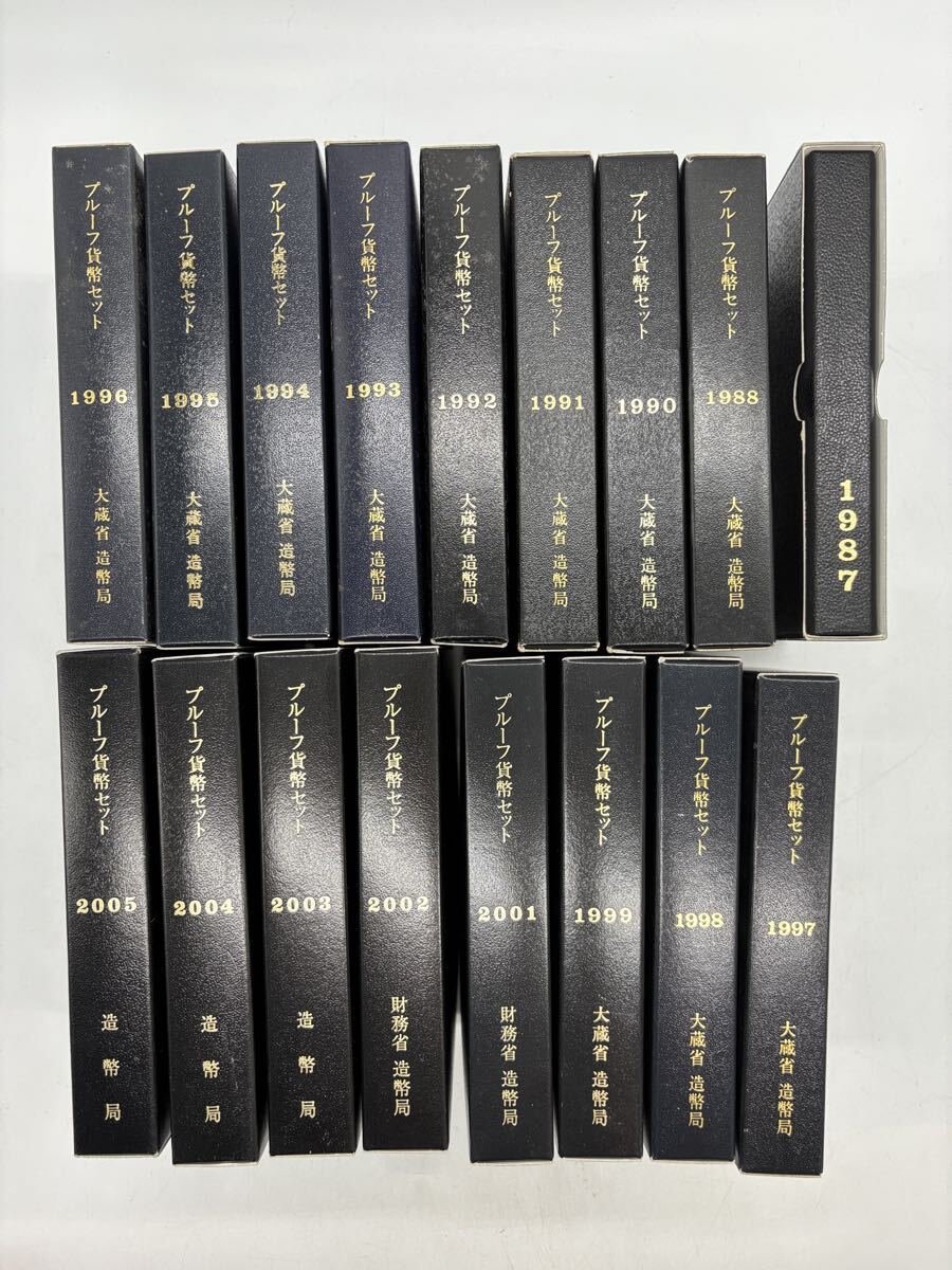 Yahoo!オークション -「1987年 プルーフ貨幣セット」の落札相場