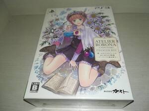 PS3 新品未開封 新・ロロナのアトリエ はじまりの物語 アーランドの錬金術士 PREMIUM BOX ATLIER RORONA A NEW START