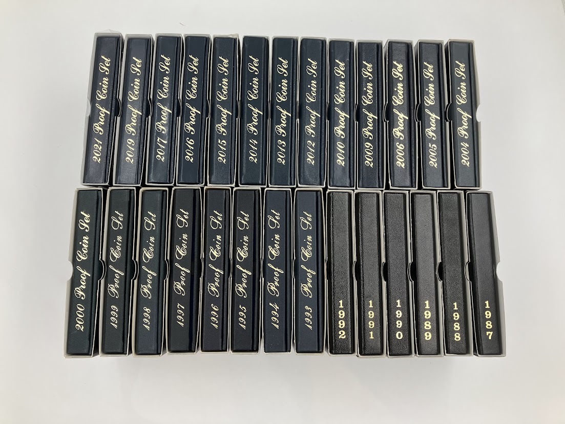 造幣局発行 プルーフセット 1988〜2008年 まとめ売り コレクション用 Yahoo!オークション -「プルーフ貨幣セット まとめ」の落札相場