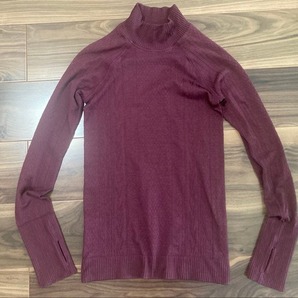 ルルレモン lululemon Rest Less Mock Neck サイズ2 超美品☆ ※説明ご参照 ロングスリーブ 長袖Tシャツ