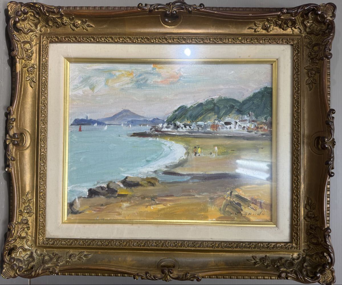 絵画油絵　肉筆本物『奥田　絋』直筆サイン有り1979年『国内美術展特選受賞作品』 真作 大きい一点物 油彩 肉筆 奥田紘 静物 直筆サイン カード