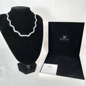 SWAROVSKI/スワロフスキー/ネックレス/アクセサリー/ダイヤ/シルバー/箱付き