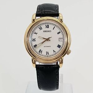 SEIKO/セイコー/ヴィンテージ/レザーベルト/ゴールド/オートマチック/ヴィンテージ/稼動品