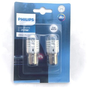 パッケージ少々難あり 日本正規品 PHILIPS フィリップス LEDバルブ ストップランプ S25シングル(P21W) ホワイト 11498U30CWB2 6000K 190lm