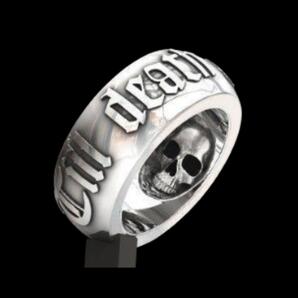 【R137】リング メンズ シルバー アクセサリー レディース 指輪 お洒落 スカル 骸骨 20号