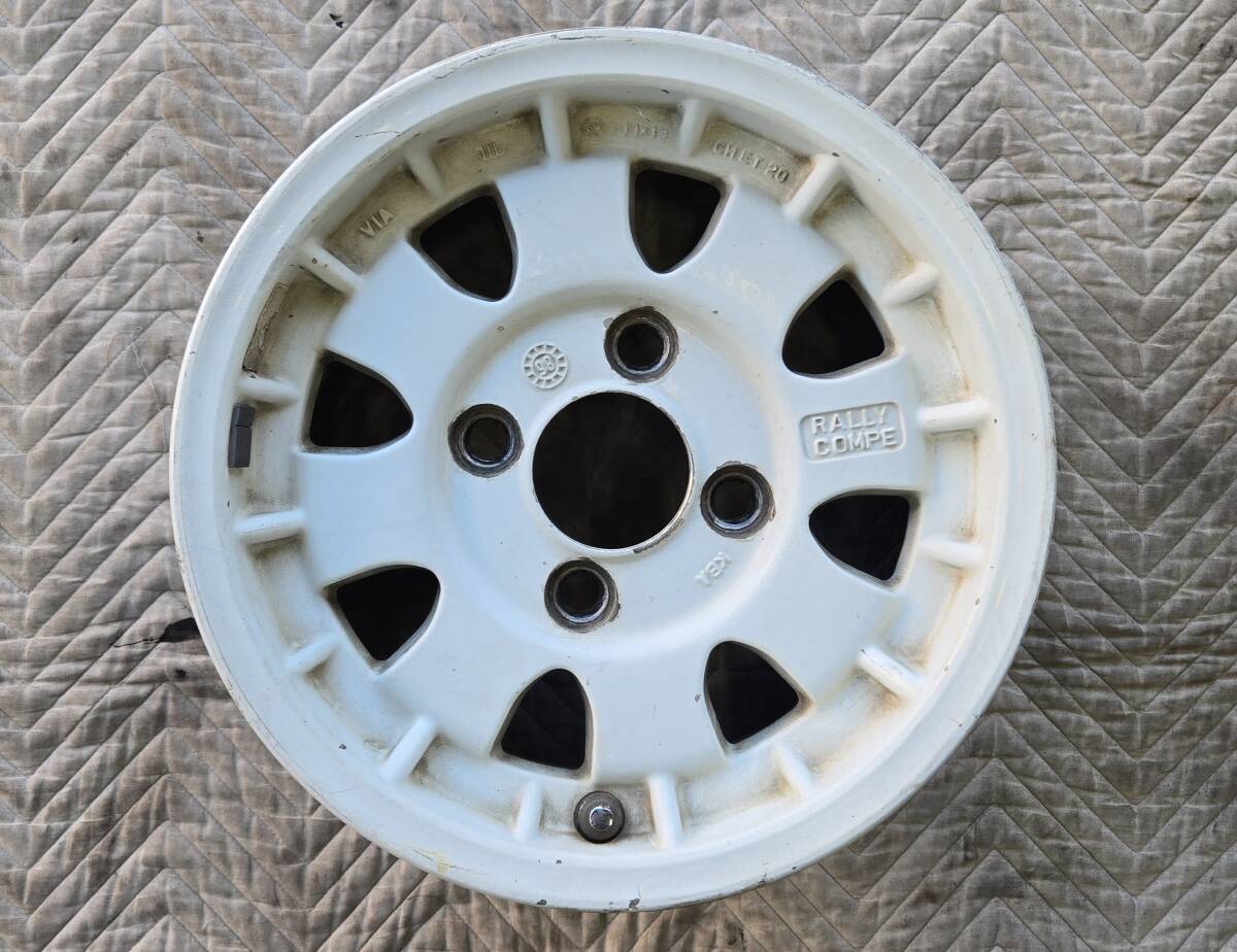 リバーサイド　R109　１３．７J PCD１１４．３/４H ET±０ 深リム　旧車　当時物　1本