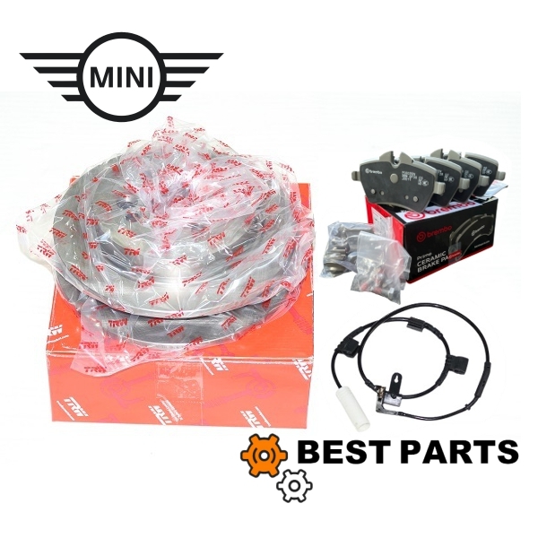 新品 BMW MINI フロントブレーキ ローター パッド セット R55 56