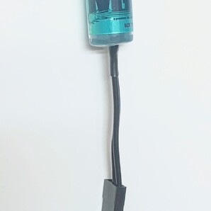 レシーバー ブースター 受信機 キャパシター 受信機空きポートにさしこんで使用。メタルガレージ 水色LED MG-RB1