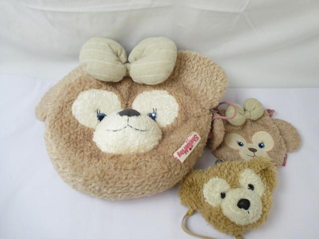 ダッフィー　フェイス2wayショルダーバッグ　　　ぬいば　セット売り ダッフィー フェイス2wayショルダーバッグ ぬいば セット売り