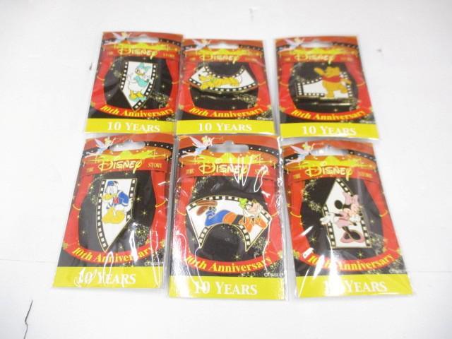 Yahoo!オークション -「ディズニー 10周年 ピンバッジ