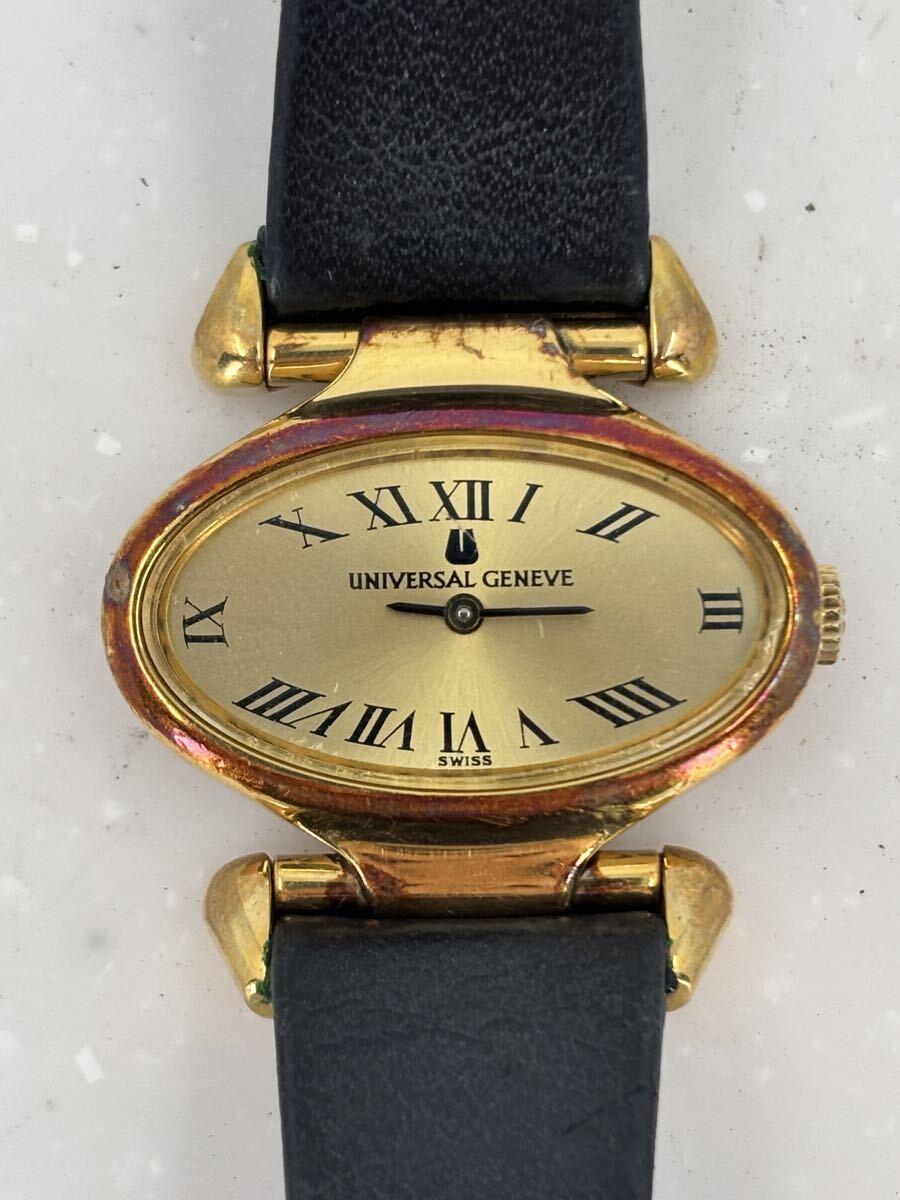 ケ*ン様 UNIVERSAL GENEVE 手巻き時計 ゴールド 稼動品 Yahoo!オークション -「ユニバーサルジュネーブ 手巻き」の落札