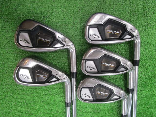 キャロウェイROGUE STARTアイアン6~9.PW.AW キャロウェイ ROGUE STAR（ローグ スター）アイアンの試打