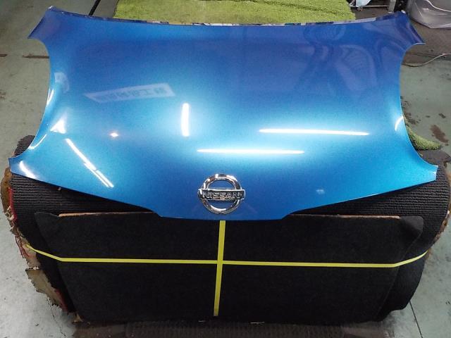 『psi』 日産 AK12 マーチ ボンネット KAS パープル H21年式 ＡＫ１２マーチ、ボンネット交換とロッドホルダー製作など。｜グー