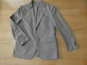 703.UNIQLO ユニクロ メンズ 感動ジャケット 311-464000 ベージュ サイズM 数回着用の美品 送料無料