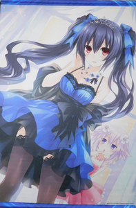 ネプテューヌ エビテン 特典タペストリー3本セット/超女神信仰 ノワール 激神ブラックハート ネプテューヌV II ネプテューヌVSゾンビ軍団