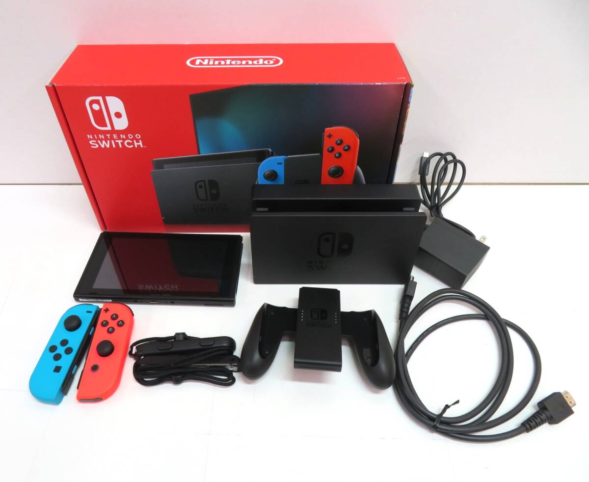 Yahoo!オークション -「nintendo switch ネオンブルー ネオン