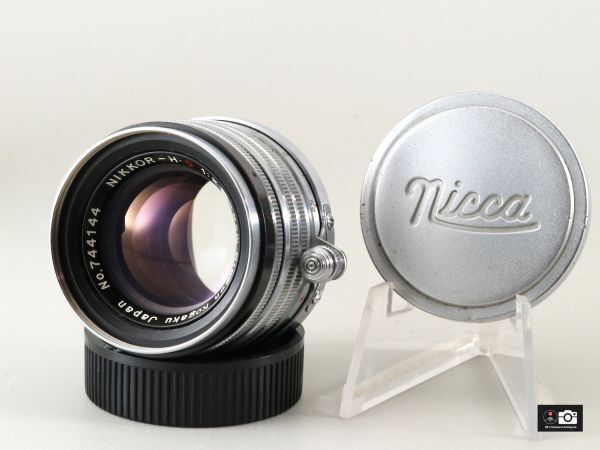 Nikkor H C 5ｃm F/2 黒帯ライカＬ３９レンズ整備済 Nikkor H C 5cm F/2 黒帯ライカL39レンズ整備済 ◎ Nikon