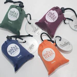 WHOLE FOODS ホールフーズ エコバッグ◆オレンジ◆トートバッグ◆新品◆未使用◆Chico Bag◆USA購入◆送料無料