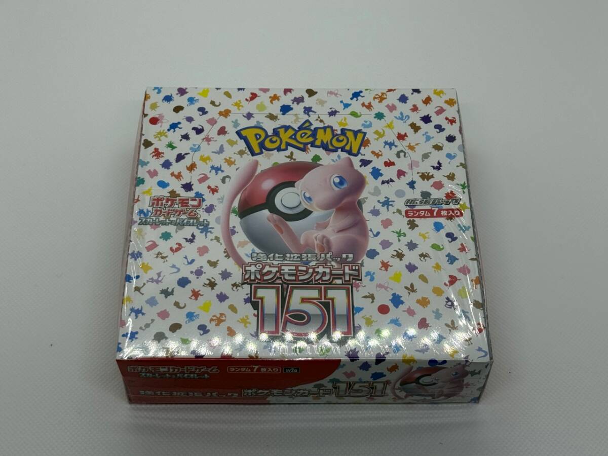 ポケモンカード151 新品未開封 シュリンク付き 楽天市場】【未開封シュリンク付】 ポケモンカード151 ボックス