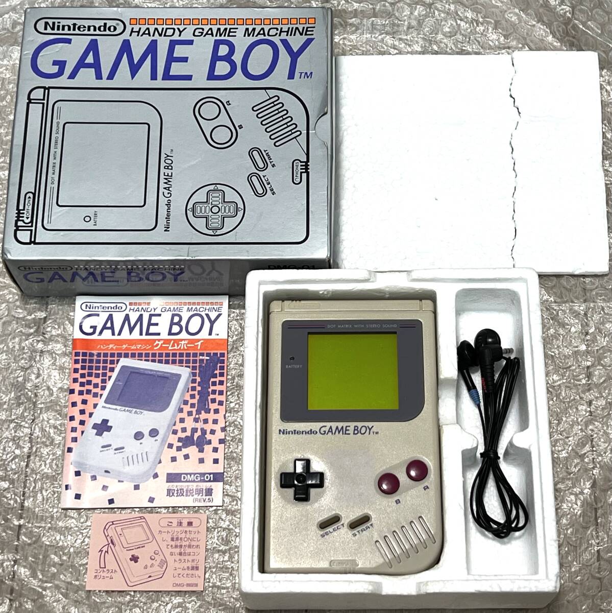 GB 『初代 ゲームボーイ 本体 』箱.説明書付き.ジャンク品. Yahoo!オークション - 送料無料 本体美品【GB 初代ゲームボーイ