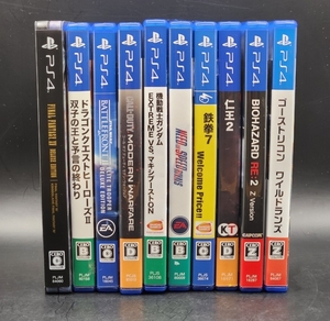 PS4 ドラゴンクエストヒーローズII/FINAL FANTASY XV/BIOHAZARDRE:2 etc… 10本セット ゲームソフトまとめ 現状品
